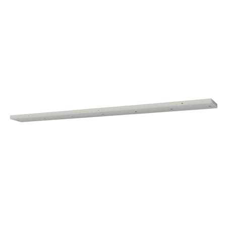 Z-Lite Multi Point Canopy Ceiling Plate, 7-Light, 4.75 In.W x 54 In.L x 1 In.H, Brushed Nickel CP5407L-BN